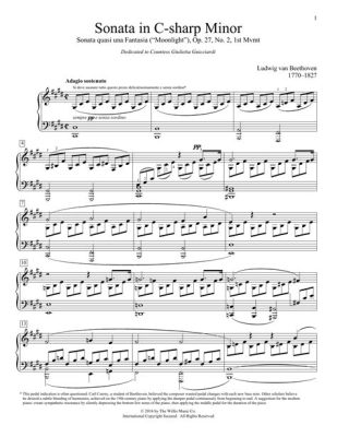 Sonata per pianoforte n. 14 in do diesis minore Quasi una fantasia - Un capolavoro di virtuosismo e lirismo che trascende il confine tra sogno e realtà